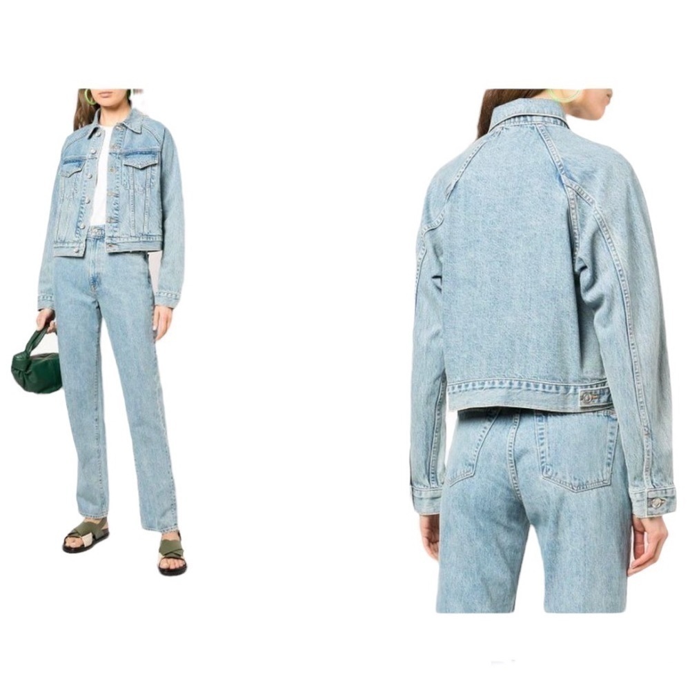 SLVRLAKE Raglan Trucker Jean Jacket Medium